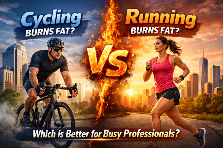 Cycling vs. Running: Which Burns Fat Better for Busy Professionals?
