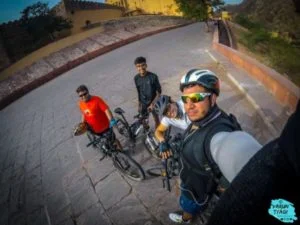Amer fort In Pink City Jaipur On Cycle