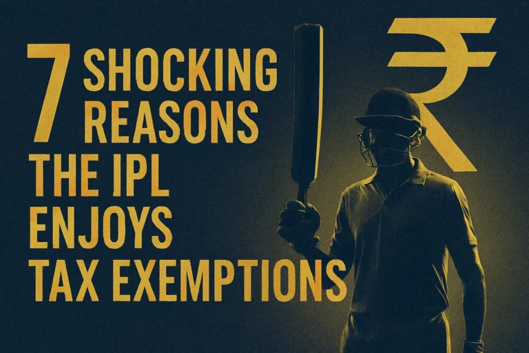 IPL Prints Money But Pays No Tax