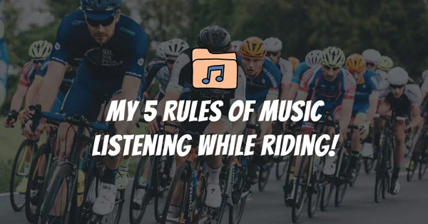 Music while cycling rules to obey on a ride