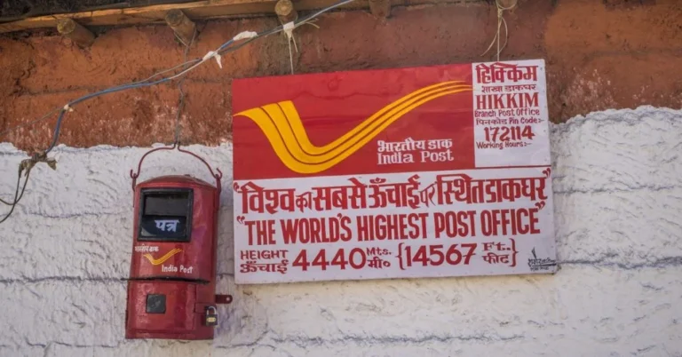 Highest post office in the world at Hikkim